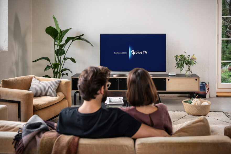 Blue+ am Fernseher