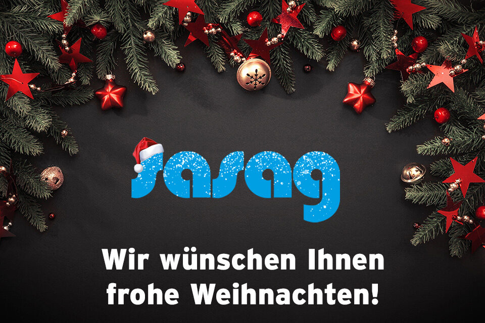 Frohe Weihnachten wünscht die sasag