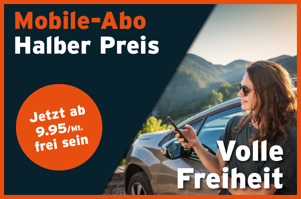 Halber Preis Volle Freiheit - Mobile jetzt ab 9.95/Mt. - Rand