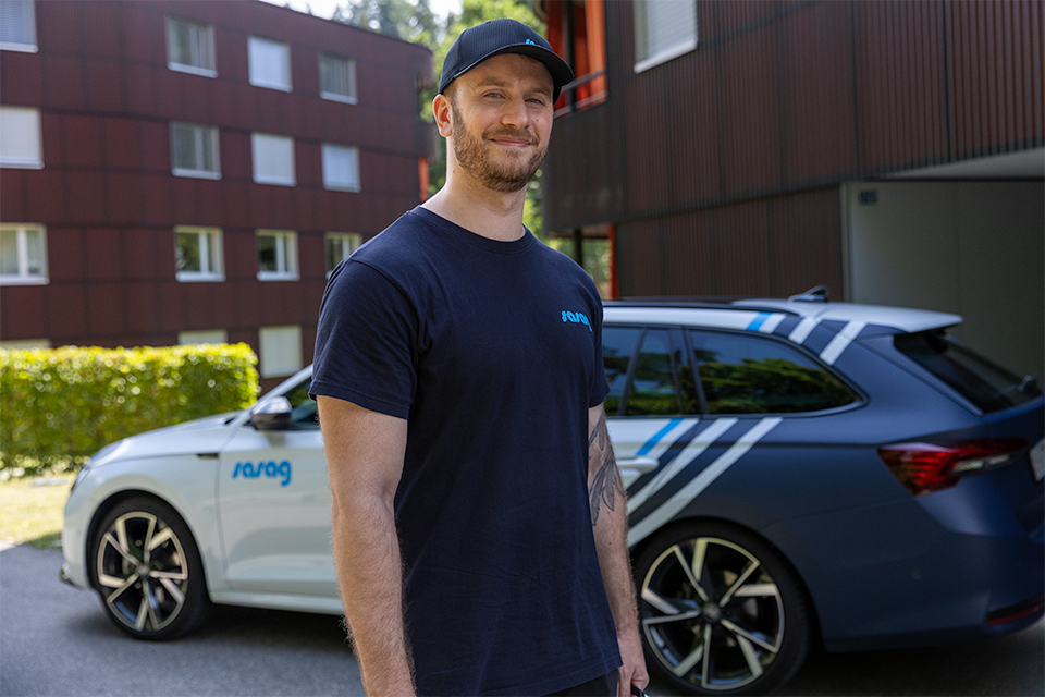 Vor-Ort-Support Techniker Mischa Glaus
